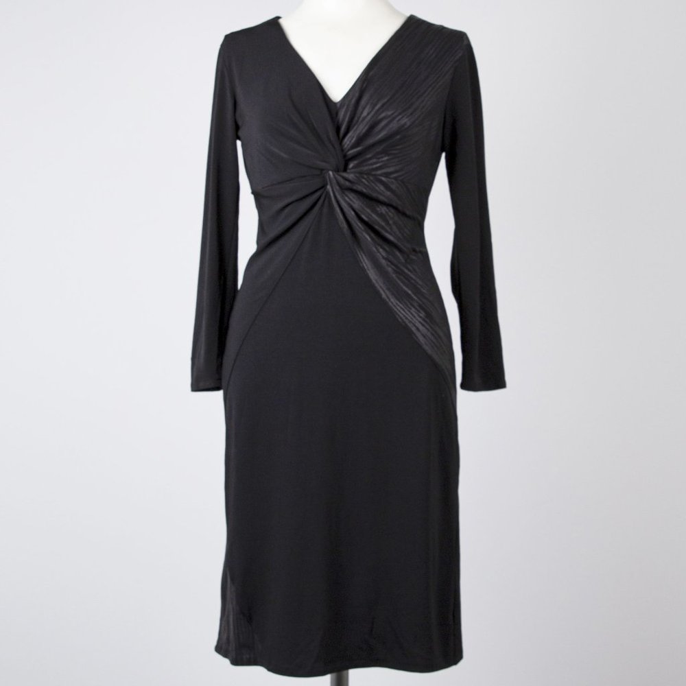 Knot Front Print Dress